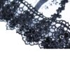 Costum popular, Negru, bluza, fusta cu fota aplicata, vesta, brau, pentru fetite, REC7 - imagine 2