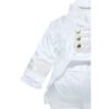 Costum Micul Print, alb, pentru botez, 4 piese, camasa, sacou, pantaloni, palarie, pentru baieti, REC1154 - imagine 4