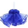 Set complet pentru botez, lumanare si trusou, alb-albastru electric, cu mesaj �Cu drag de la nasi�, 7 piese, REC370 - imagine 3