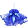 Set complet pentru botez, lumanare si trusou, alb-albastru electric, cu mesaj �Cu drag de la nasi�, 7 piese, REC370 - imagine 2