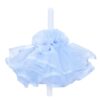 Set complet pentru botez, lumanare si trusou, alb-bleu, cu mesaj �Cu drag de la nasi�, 7 piese, REC404 - imagine 3