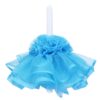 Set complet pentru botez, lumanare si trusou, alb-turcoaz, cu mesaj �Cu drag de la nasi�, 7 piese, REC405 - imagine 3
