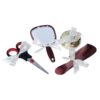 Tavita rotunda pentru taierea motului, dantela ivoire, 6 piese, 30 cm, REC303 - imagine 2