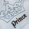 Prosop cu capison si manusa pentru bebelusi, prince, alb, 90x90 cm, Recostore, REC1637 - imagine 2