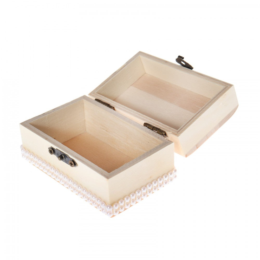Cutiuta cufar pentru prima suvita, handmade, ivoire, 10x5x5 cm, Recostore, REC1802 - imagine 3
