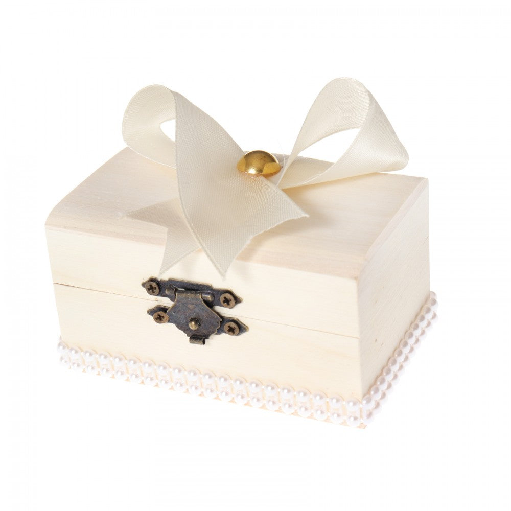 Cutiuta cufar pentru prima suvita, handmade, ivoire, 10x5x5 cm, Recostore, REC1802 - imagine 5