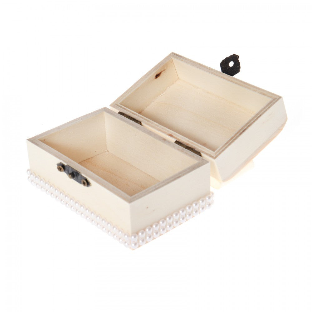 Cutiuta cufar pentru prima suvita, handmade, ivoire, 10x5x5 cm, Recostore, REC1802 - imagine 6