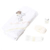 Set trusou si lumanare cu ingeras pentru botez, alb-ivoire, 7 piese, Recostore, REC1747 - imagine 3