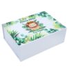 Set prima baita dupa botez cu nasii, body, prosop si saculet cu mirodenii, Safari, REC2551 - imagine 2