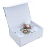Set prima baita dupa botez cu nasii, body, prosop si saculet cu mirodenii, Safari, REC2551 - imagine 3