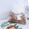 Set prima baita dupa botez cu nasii, body, prosop si saculet cu mirodenii, Safari, REC2551 - imagine 4