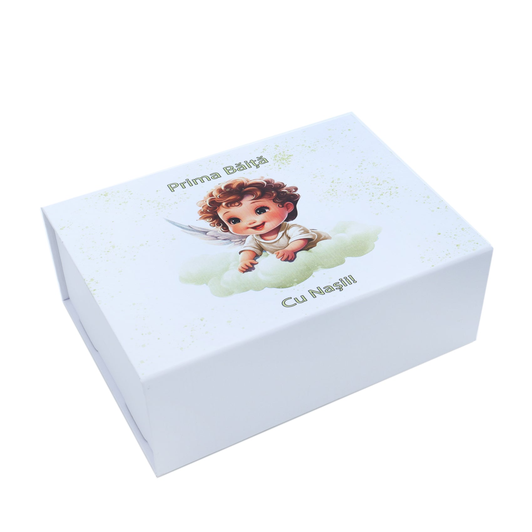 Set prima baita dupa botez cu nasii, body, prosop si saculet cu mirodenii, Ingeras, REC2553 - imagine 2