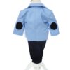 Costum botez baieti, bleu compus din 5 piese, REC2600 - imagine 4