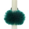 Trusou complet pentru botez de baieti, trusou simplu, lumanare cu "Radacini si aripi de la parinti", costum si pantofiori, verde-verde menta, 15 piese, Recostore®, REC2672 - imagine 8