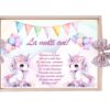 Set tava pentru taiere mot/turta, model Tip Unicorn, roz pudrat, 6 piese, 35x20 cm, Recostore®, REC1967/311 - imagine 3