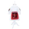 Set complet pentru botez, lumanare traditionala, costum popular, trusou cu tarancuta, rec1600