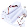 Set complet pentru botez, lumanare traditionala, costum popular, trusou cu tarancuta, rec1600