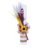 Set complet pentru botez, lumanare cu tarancuta, Costum traditional, trusou brodat cu tarancuta, REC1601