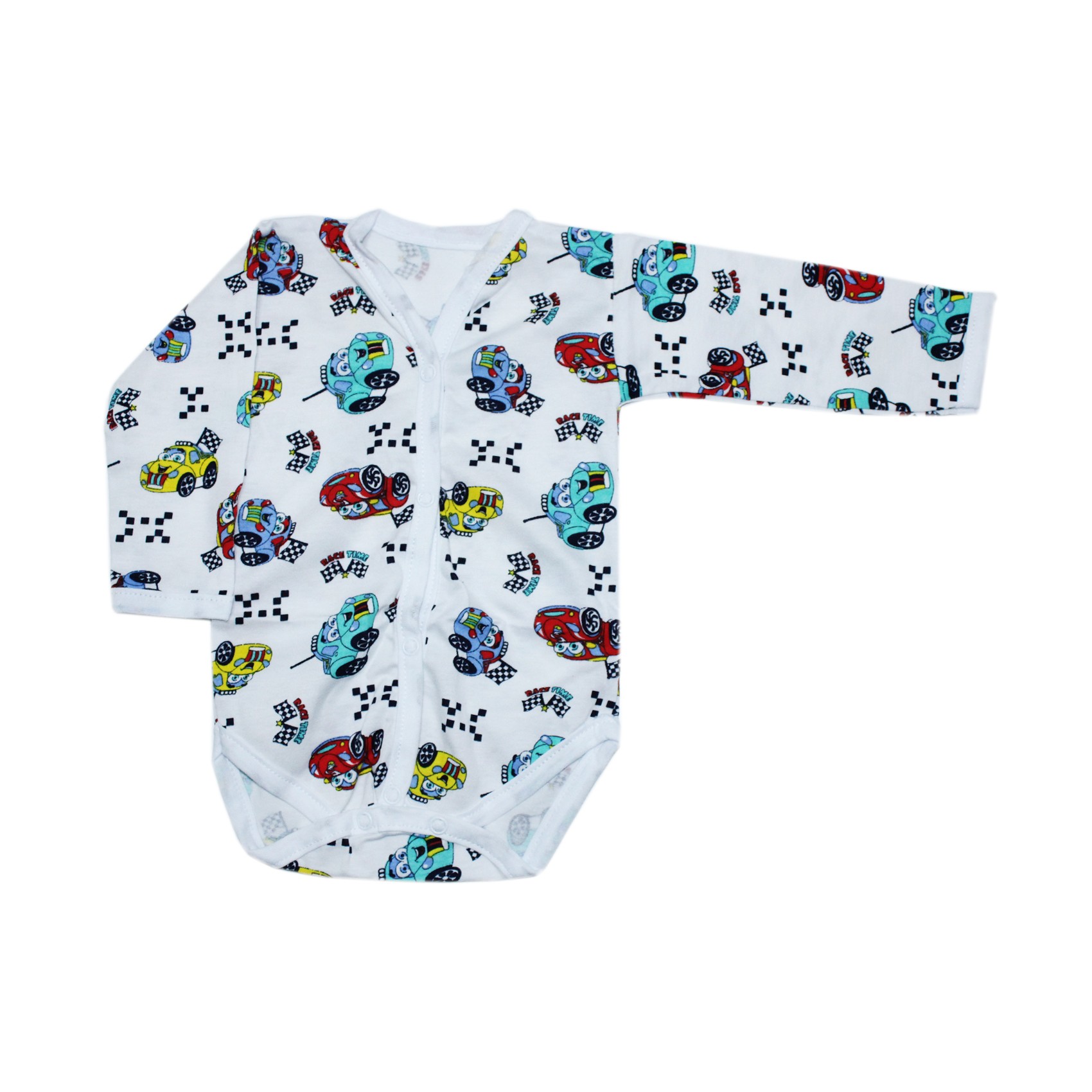 Set 3 body-uri colorate din 100% bumbac pentru bebelusi, REC1676