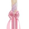 Lumanare roz cu ingeras pentru botez, 40x7 cm, Recostore, REC1739