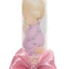 Lumanare roz cu ingeras pentru botez, 40x7 cm, Recostore, REC1739