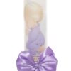 Lumanare lila cu ingeras pentru botez, 40x7 cm, Recostore, REC1741