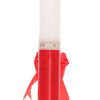 Lumanare rosie cu ingeras pentru botez, 40x7 cm, Recostore, REC1746