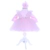 Set trusou complet pentru botez de fete, lumanare, trusou, rochita si pantofi 10 piese, Recostore, REC1786