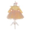 Set trusou complet pentru botez de fete, lumanare, trusou, rochita si pantofi 10 piese, Recostore, REC1787