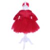 Set trusou complet pentru botez de fete, lumanare, trusou, rochita si pantofi 10 piese, Recostore, REC1788