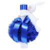 Set trusou si lumanare pentru botez de fete, albastru electric, 8 piese, Recostore, REC1818