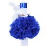 Set trusou si lumanare pentru botez de fete, albastru electric, 8 piese, Recostore, REC1818