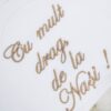 Set trusou si lumanare pentru botez, "Cu mult drag de la nasi", ivoire, 8 piese, Recostore, REC1823