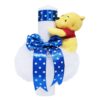 Set trusou si lumanare pentru botez de baieti, Winnie the Pooh, albastru electric, 8 piese, Recostore, REC1830