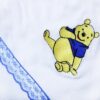 Set trusou si lumanare pentru botez de baieti, Winnie the Pooh, albastru electric, 8 piese, Recostore, REC1830