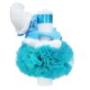 Set trusou si lumanare pentru botez de baieti, Strumf, turcoaz, 8 piese, Recostore, REC1831