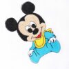 Set trusou si lumanare pentru botez de baieti, Mickey Mouse, turcoaz, 8 piese, Recostore, REC1832