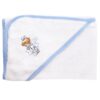 Set baita pentru bebelusi, 3 piese, halat, prosop si manusa, brodat cu ingeras, Recostore, REC1840