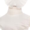 Rochie alba pentru botez, 2 piese, rochie, bentita pentru fetite, Recostore, REC1850