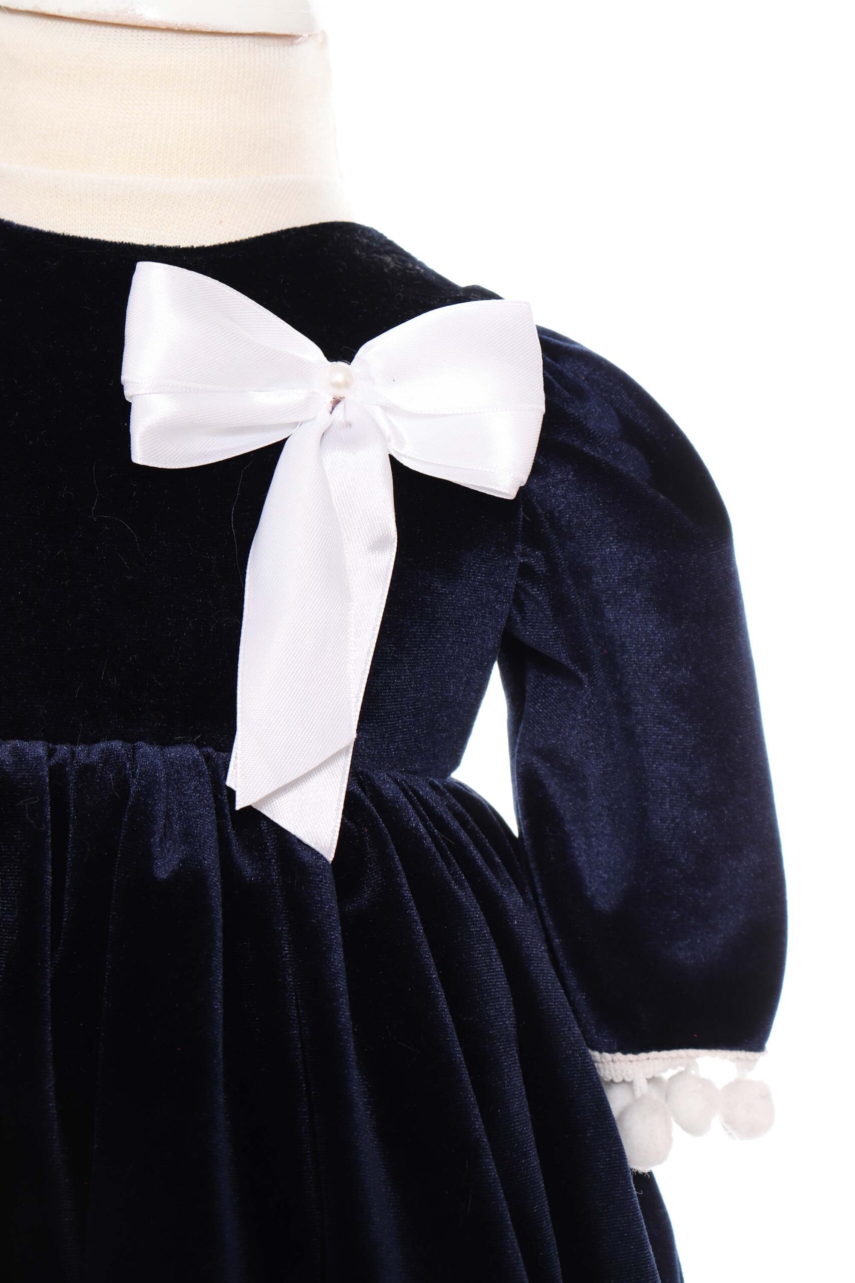Rochita bleumarin din catifea pentru fete, Recostore, REC1892