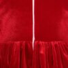 Rochie rosie din catifea pentru fete, Recostore, REC1894 - imagine 4