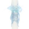 Lumanare bleu de botez cu bebelus atasat, 35x7 cm, Recostore, REC1918