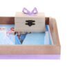 Set tavita pentru taiere mot-turta fete, Frozen, 6 piese, lila, 35x20 cm, Recostore, REC1967/38
