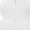 Rochie alba din dantela pentru botez de fete, 2 piese, rochie, bentita, Recostore, REC2022