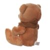 Ursulet de plus cu fular, 15 cm, maro, Recostore, REC2072