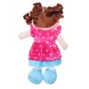 Papusa de plus cu rugaciune, "Ingerasul", 38 cm, ciclam, Recostore, REC2096 - imagine 3