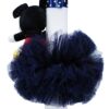 Trusou complet pentru botez baieti, sacou din catifea, trusou brodat, lumanare Mickey Mouse si pantofiori, visiniu, 14 piese, Recostore®, REC2113 - imagine 8