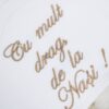 Trusou complet pentru botez premium, lumanare premium, Cu drag de la nasi, Recostore®, REC2118
