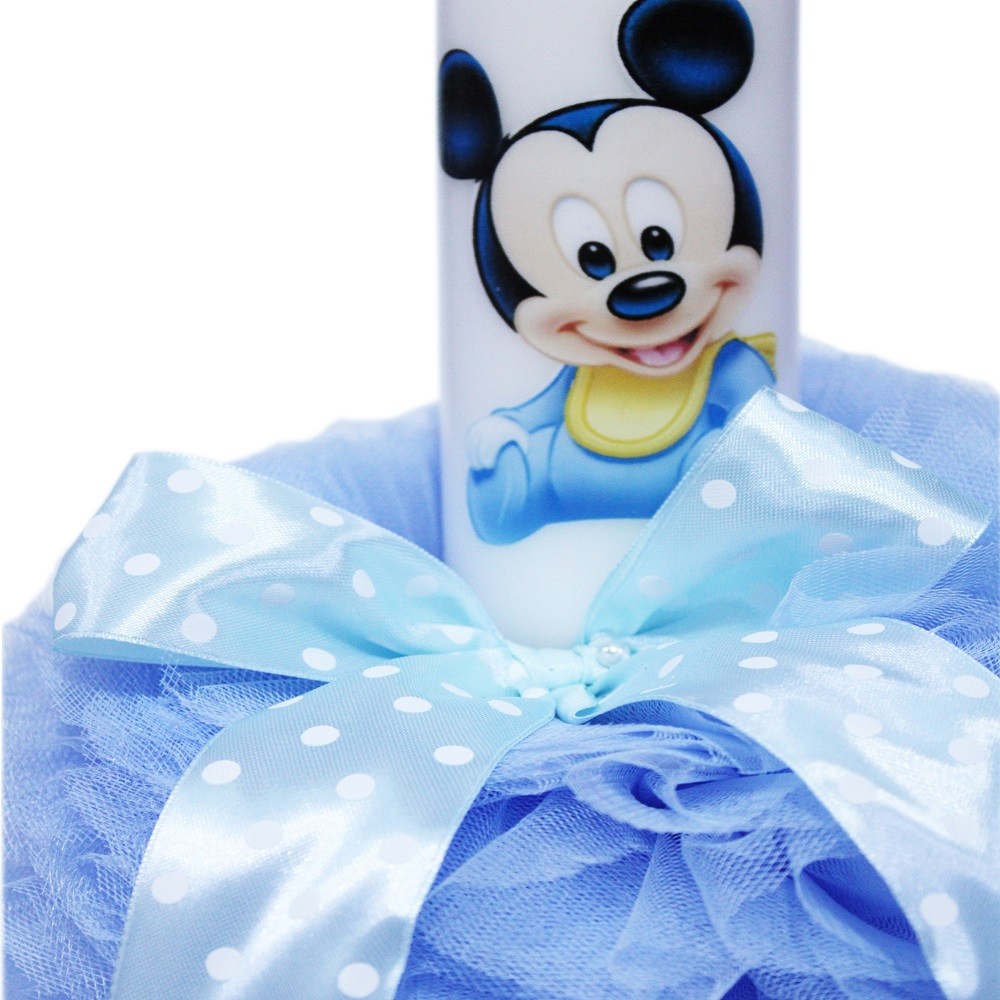 Set complet pentru botez, Mickey Mouse, 13 piese, Recostore®, REC2121