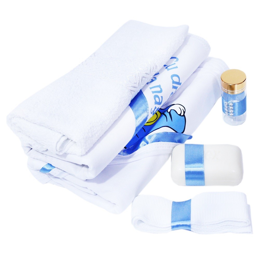 Set complet pentru botez, Mickey Mouse, 13 piese, Recostore®, REC2121